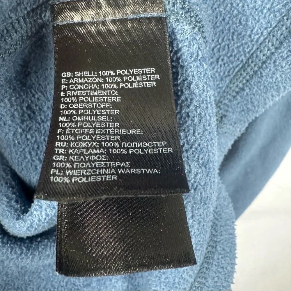 The North Face Men’s Blue Fleece 1/4 Zip Pullover XXXL
